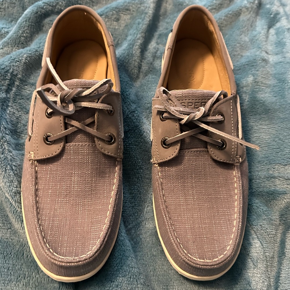 Sperry slip ons 8.5 gray